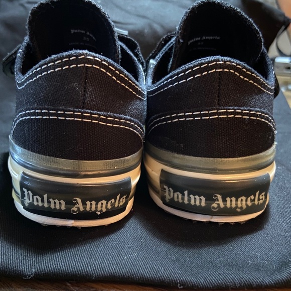 Palm Angles Black Logo Vulcanized Sneakers - Picture 2 of 4